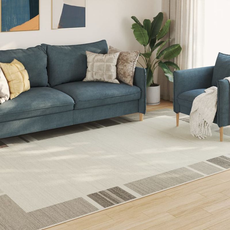 Casa si Gradina - Textile si covoare - Covoare - Covoare casa - Covor cu fire scurte, multicolor, 190x300 cm, anti-alunecare, frontieră - Infinity.ro