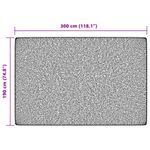 Casa si Gradina - Textile si covoare - Covoare - Covoare casa - Covor cu fire scurte, multicolor, 190x300 cm, anti-alunecare, frontieră - Infinity.ro