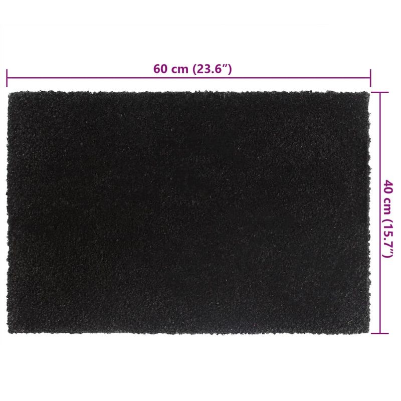 Casa si Gradina - Textile si covoare - Covoare - Covoare casa - Covoras de usa, 5 buc., negru, 40x60 cm, fibre de cocos - Infinity.ro