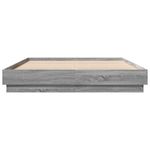 Casa si Gradina - Mobilier - Paturi si accesorii - Paturi - Cadru de pat, gri sonoma, 150x200 cm, lemn prelucrat - Infinity.ro