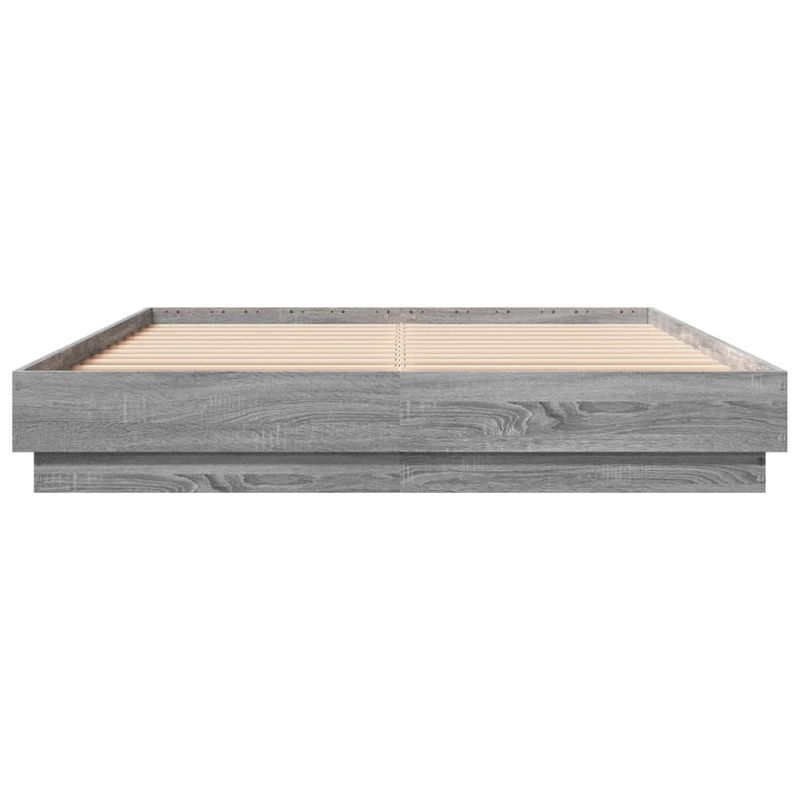 Casa si Gradina - Mobilier - Paturi si accesorii - Paturi - Cadru de pat, gri sonoma, 150x200 cm, lemn prelucrat - Infinity.ro