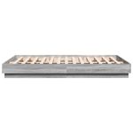 Casa si Gradina - Mobilier - Paturi si accesorii - Paturi - Cadru de pat, gri sonoma, 150x200 cm, lemn prelucrat - Infinity.ro