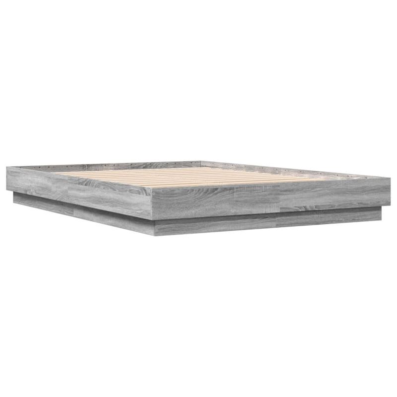 Casa si Gradina - Mobilier - Paturi si accesorii - Paturi - Cadru de pat, gri sonoma, 150x200 cm, lemn prelucrat - Infinity.ro