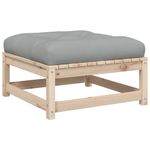 Casa si Gradina - Gradina si terasa - Mobilier exterior - Seturi mobila gradina - Set canapele de gradina cu perne, 3 piese, lemn masiv de pin - Infinity.ro