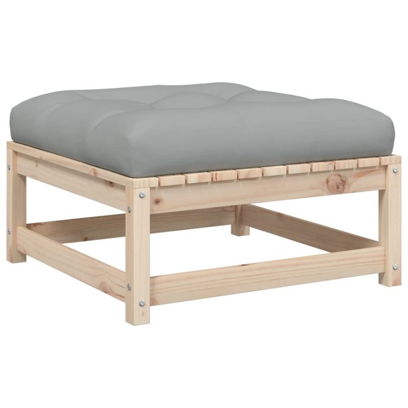 Casa si Gradina - Gradina si terasa - Mobilier exterior - Seturi mobila gradina - Set canapele de gradina cu perne, 3 piese, lemn masiv de pin - Infinity.ro