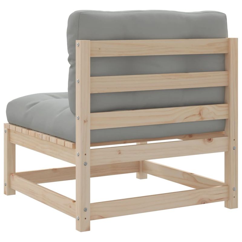 Casa si Gradina - Gradina si terasa - Mobilier exterior - Seturi mobila gradina - Set canapele de gradina cu perne, 3 piese, lemn masiv de pin - Infinity.ro