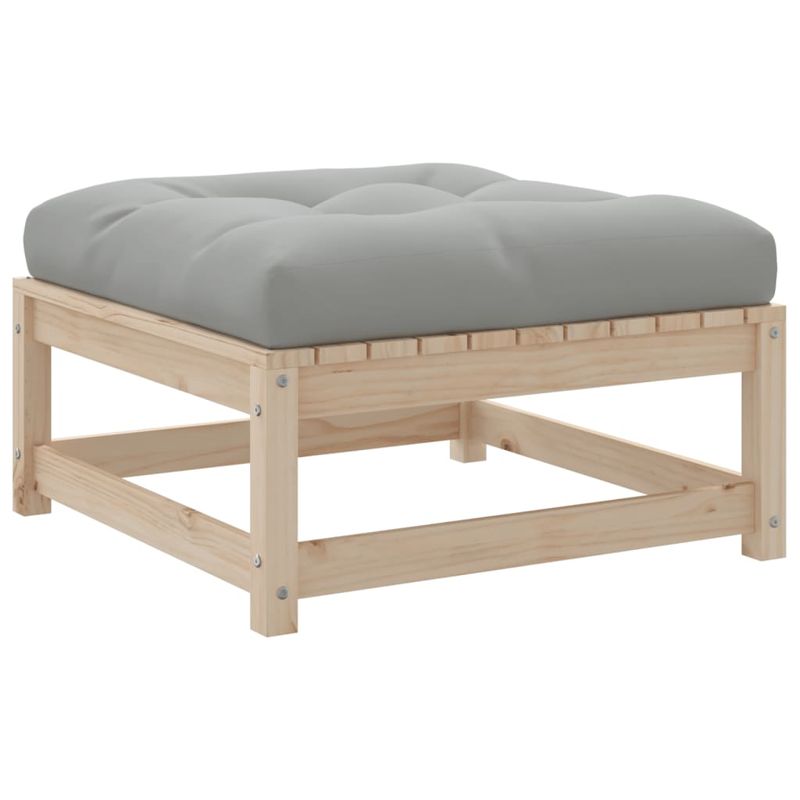 Casa si Gradina - Gradina si terasa - Mobilier exterior - Seturi mobila gradina - Set canapele de gradina cu perne, 3 piese, lemn masiv de pin - Infinity.ro