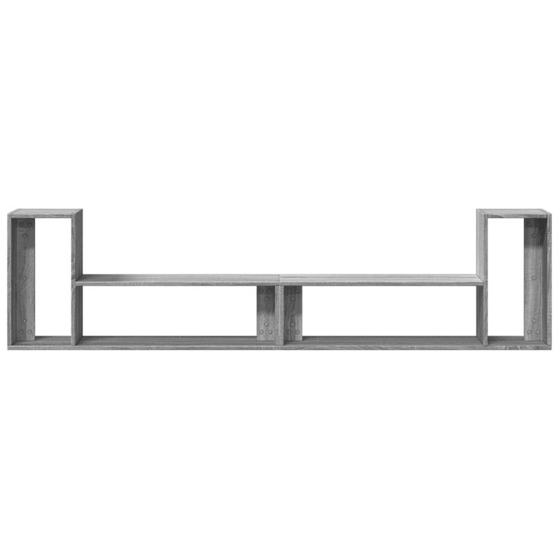 Casa si Gradina - Mobilier - Comode si corpuri - Comode - Comoda TV, 2 buc., gri sonoma, 100x30x50 cm, lemn prelucrat - Infinity.ro
