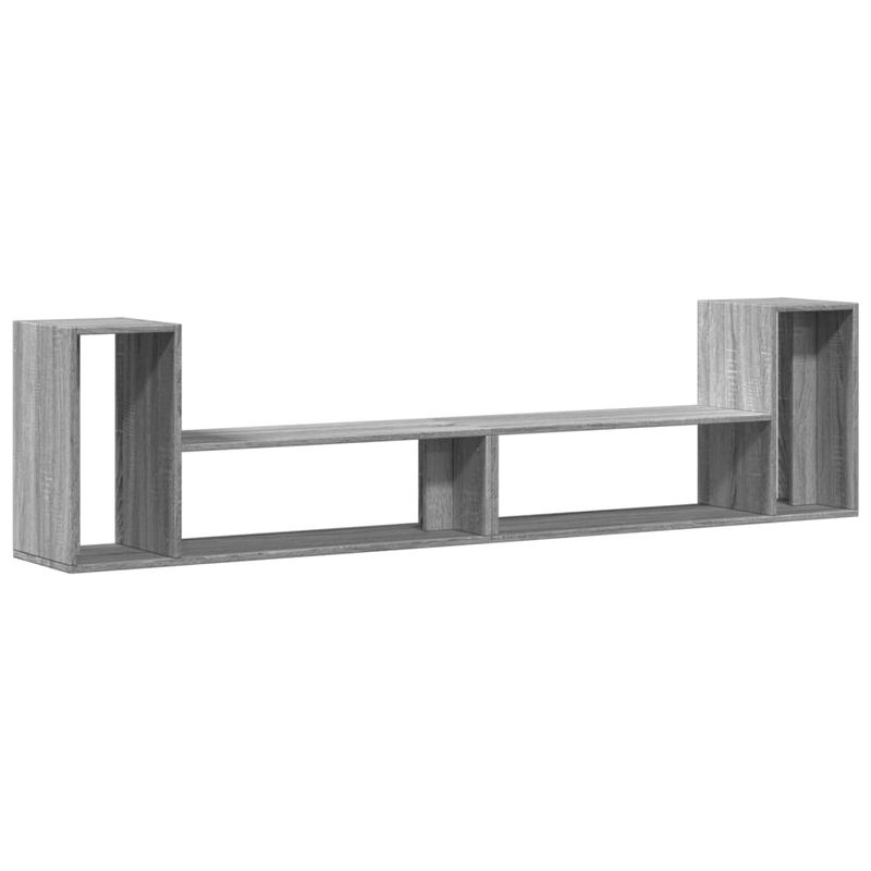 Casa si Gradina - Mobilier - Comode si corpuri - Comode - Comoda TV, 2 buc., gri sonoma, 100x30x50 cm, lemn prelucrat - Infinity.ro