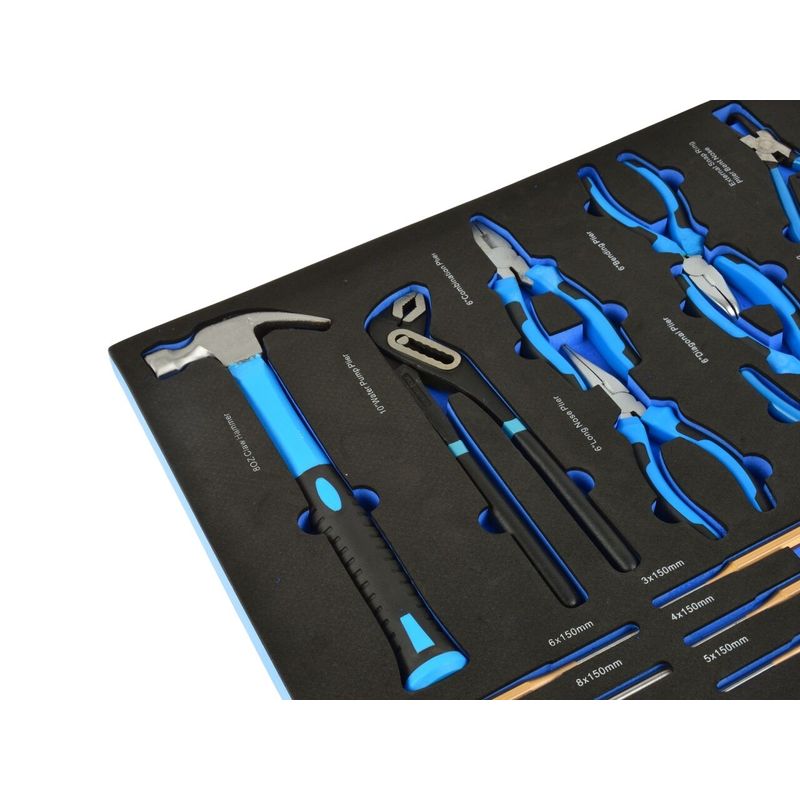 Casa si Gradina - Constructii - Scule de mana si unelte - Clesti si patenti - Set de clesti, ciocane si accesorii, 16 bucati, Geko G10833F - Infinity.ro