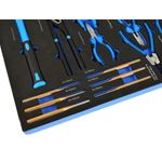 Casa si Gradina - Constructii - Scule de mana si unelte - Clesti si patenti - Set de clesti, ciocane si accesorii, 16 bucati, Geko G10833F - Infinity.ro