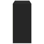 Casa si Gradina - Mobilier - Organizare si depozitare - Cuiere - Dulap, negru, 77x48x102 cm, lemn prelucrat, model fără tijă - Infinity.ro