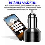 Auto si Moto - Electrice auto - Alte accesorii electrice auto - Incarcator auto cu incarcare rapida si tracker GPS, D6, 4G, interfata USB dubla, localizare  in timp real, antifurt - Infinity.ro