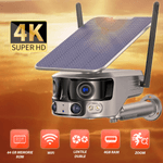 Casa si Gradina - Electrice - Smart Home - Camere de supraveghere - Camera de supraveghere cu incarcare solara, 4G, 4K, 8MP, WIFI, detectie umana AI, vizualizare panoramica 180° - Infinity.ro
