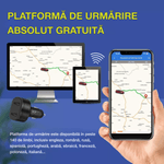 Auto si Moto - Electrice auto - Alte accesorii electrice auto - Incarcator auto cu incarcare rapida si tracker GPS, D6, 4G, interfata USB dubla, localizare  in timp real, antifurt - Infinity.ro