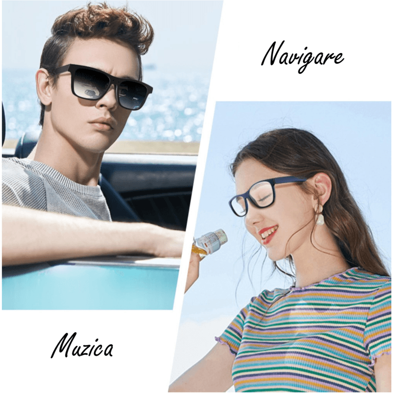 Fashion, accesorii si bijuterii - Barbati - Accesorii barbati - Ochelari de soare barbati - Ochelari de Soare SMART, Confortabili, Usori, Audio Semi-Deschis, Waterproof, Autonomie Mare, Protectie UV, Anti-Orbire - Infinity.ro