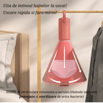 Electronice si Electrocasnice - Masini si uscatoare de rufe - Uscatoare de rufe - Mini Uscator de Rufe Electric, Portabil, Silentios, Uscare Eficienta si Fara Miros, cu Functie de Aeroterma - Infinity.ro