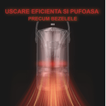 Electronice si Electrocasnice - Masini si uscatoare de rufe - Uscatoare de rufe - Mini Uscator de Rufe Electric, Portabil, Silentios, Uscare Eficienta si Fara Miros, cu Functie de Aeroterma - Infinity.ro