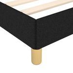 Casa si Gradina - Mobilier - Paturi si accesorii - Paturi - Cadru de pat cu tablie, negru, 180x200 cm, textil - Infinity.ro