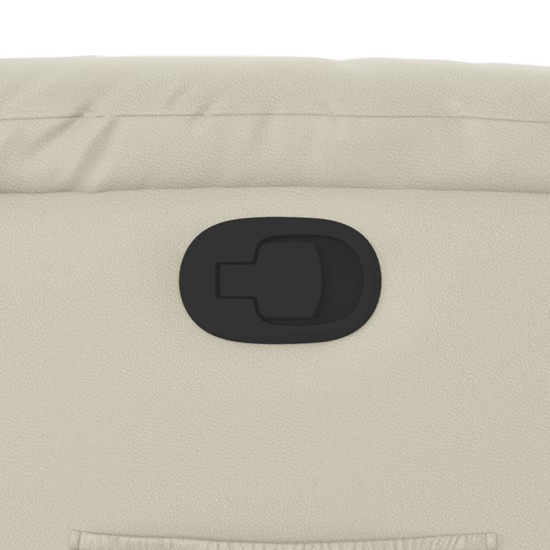 Casa si Gradina - Mobilier - Scaune si fotolii - Fotolii - Fotoliu rabatabil cu ridicare, crem, piele ecologica - Infinity.ro