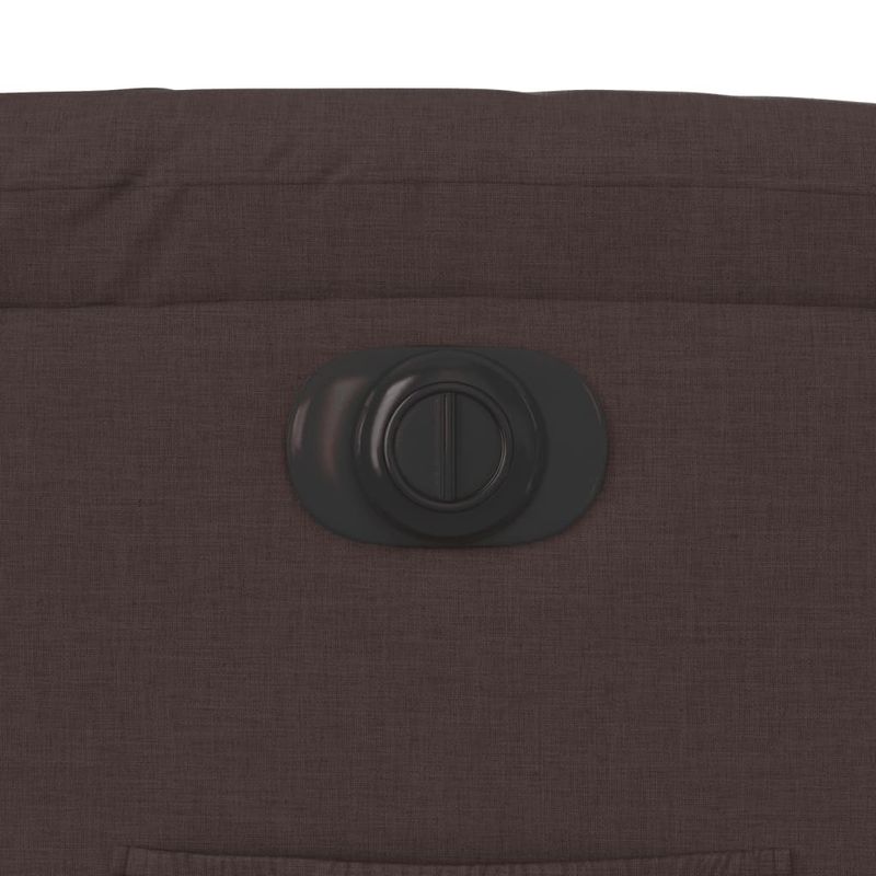 Casa si Gradina - Mobilier - Scaune si fotolii - Fotolii - Fotoliu rabatabil electric, maro inchis, material textil - Infinity.ro