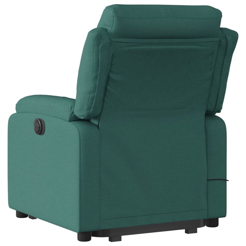 Ingrijire personala si Cosmetice - Sanatate si wellness - Articole wellness - Fotolii de masaj - Fotoliu electric masaj rabatabil / ridicare verde inchis textil - Infinity.ro