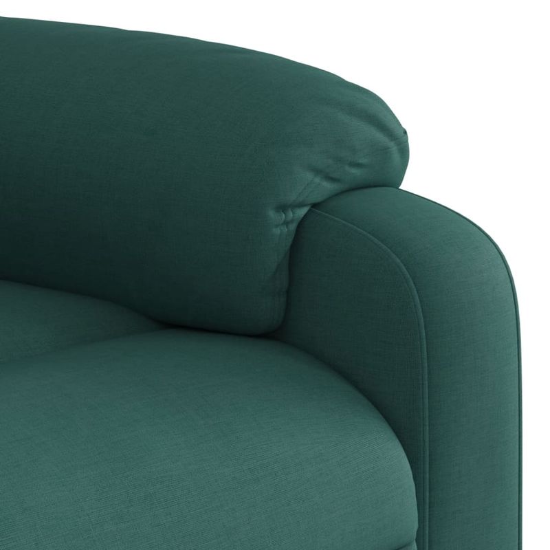 Ingrijire personala si Cosmetice - Sanatate si wellness - Articole wellness - Fotolii de masaj - Fotoliu electric masaj rabatabil / ridicare verde inchis textil - Infinity.ro