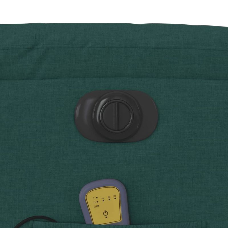 Ingrijire personala si Cosmetice - Sanatate si wellness - Articole wellness - Fotolii de masaj - Fotoliu electric masaj rabatabil / ridicare verde inchis textil - Infinity.ro
