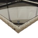 Casa si Gradina - Gradina si terasa - Mobilier exterior - Seturi mobila gradina - Set mobilier de gradina cu perne, 17 piese, gri, poliratan - Infinity.ro