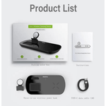 Laptop, Telefoane si Tablete - Telefoane mobile si accesorii - Accesorii Telefoane - Incarcatoare telefoane - Statie de incarcare wireless MaGeCa® 3 in 1 pentru iPhone / Apple Watch / AirPods, Incarcare rapida Quick Charge 3.0 - Infinity.ro