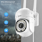 Casa si Gradina - Electrice - Smart Home - Camere de supraveghere - Camera de supraveghere WIFI MaGeCa®, vedere nocturna, rotire, stocare card/cloud, utilizare interior si exterior, Alb - Infinity.ro