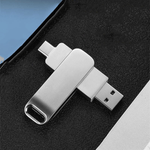 PC, gaming si accesorii - Periferice PC - Memorii USB - Stick de memorie metalic MaGeCa® 128 GB, 2 in 1, USB 3.0/ USB Type-C, Compatibil cu dispozitive cu port Type C - Infinity.ro