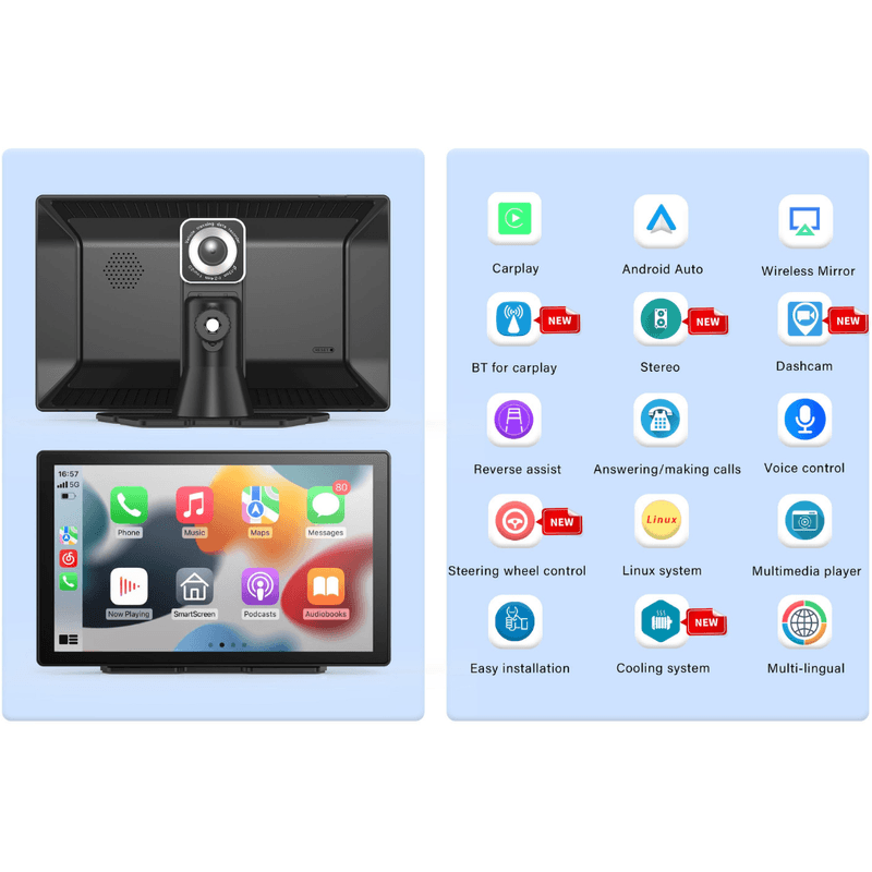 Auto si Moto - Electronice auto - Navigatii GPS - Navigatie auto multimedia MaGeCa®, Apple CarPlay/Android Auto, Display tactil 9 inch, Universala, Camera marsarier - Infinity.ro