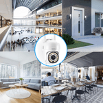 Casa si Gradina - Electrice - Smart Home - Camere de supraveghere - Camera de supraveghere WIFI MaGeCa®, vedere nocturna, rotire, stocare card/cloud, utilizare interior si exterior, Alb - Infinity.ro