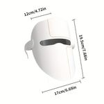 Ingrijire personala si Cosmetice - Aparate & accesorii ingrijire personala - Aparate cosmetice - Aparate intretinere si ingrijire corporala - Masca faciala cu lumina LED, MaGeCa®, 3 culori, Intretinerea tenului, Eliminarea ridurilor, Intinerirea pielii, Alb - Infinity.ro