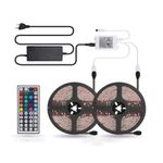 Casa si Gradina - Corpuri si surse de iluminat - Benzi LED - Kit banda LED MaGeCa® 5050 RGB, 10m, Control APP/Bluetooth/Telecomanda, Schimbare Culori Pe Ritmul Muzicii - Infinity.ro