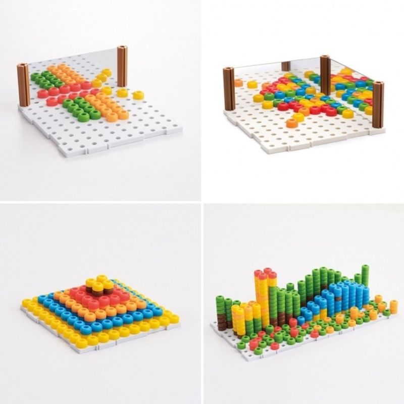 Jucarii, Copii si Bebe - Jucarii si jocuri - Jucarii & jocuri educative - Seturi de artizanat - Joc creativ Mozaic Magic Color, 7Toys - Infinity.ro