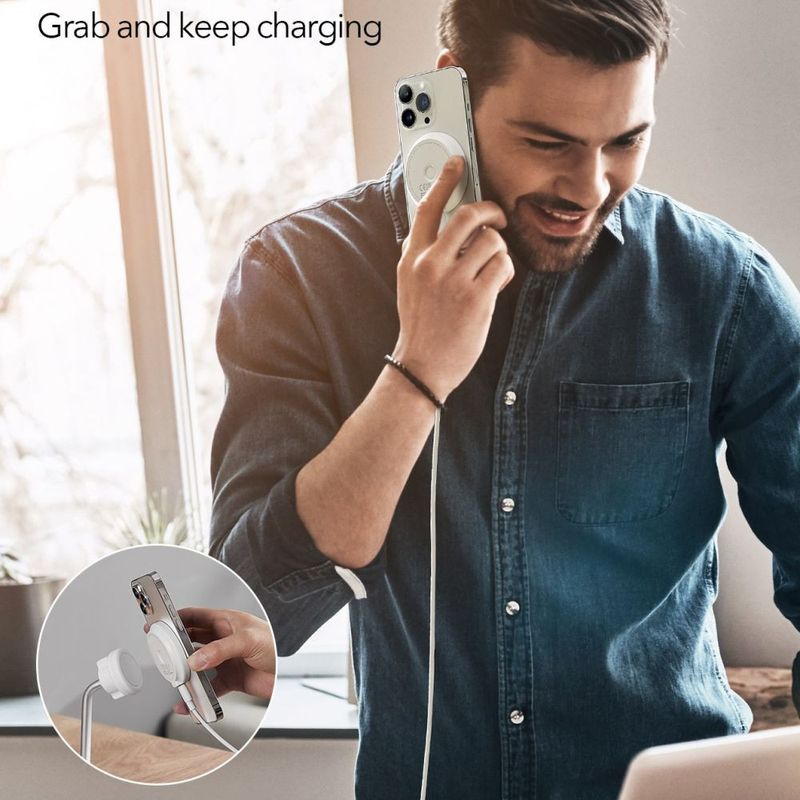 Laptop, Telefoane si Tablete - Telefoane mobile si accesorii - Accesorii Telefoane - Incarcatoare telefoane - Incarcator Wireless ESR Halolock Shift Magnetic MagSafe Alb - Infinity.ro