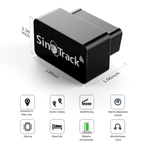 Auto si Moto - Electronice auto - Accesorii electronice auto - GPS Tracker MaGeCa® ST-902A, Plug and Play cu interfata OBD, Localizare si monitorizare in timp real, Aplicatie mobila - Infinity.ro