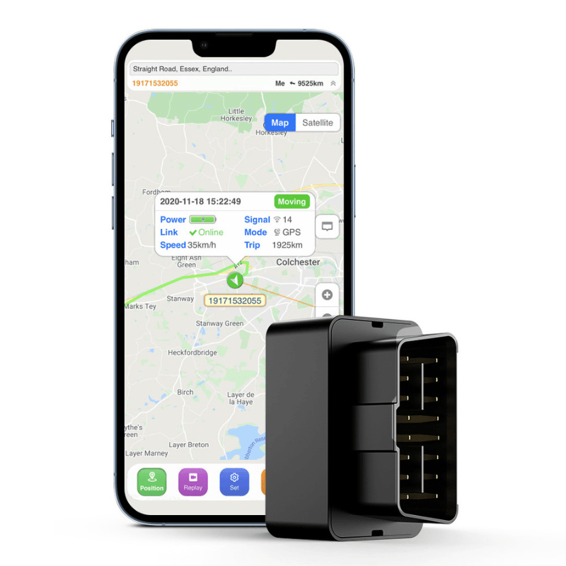 Auto si Moto - Electronice auto - Accesorii electronice auto - GPS Tracker MaGeCa® ST-902A, Plug and Play cu interfata OBD, Localizare si monitorizare in timp real, Aplicatie mobila - Infinity.ro
