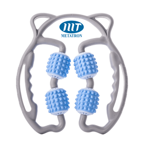 Aparat pentru masaj muscular de relaxare, cu role moi din silicon, pentru brate, gat, solduri, picioare