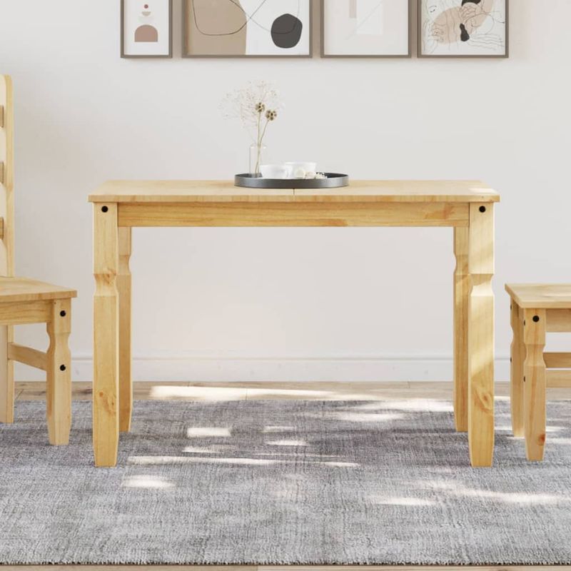 Casa si Gradina - Mobilier - Mese si birouri - Mese bucatarie si dining - Masa de sufragerie "Corona", 112x60x75 cm, lemn masiv de pin - Infinity.ro
