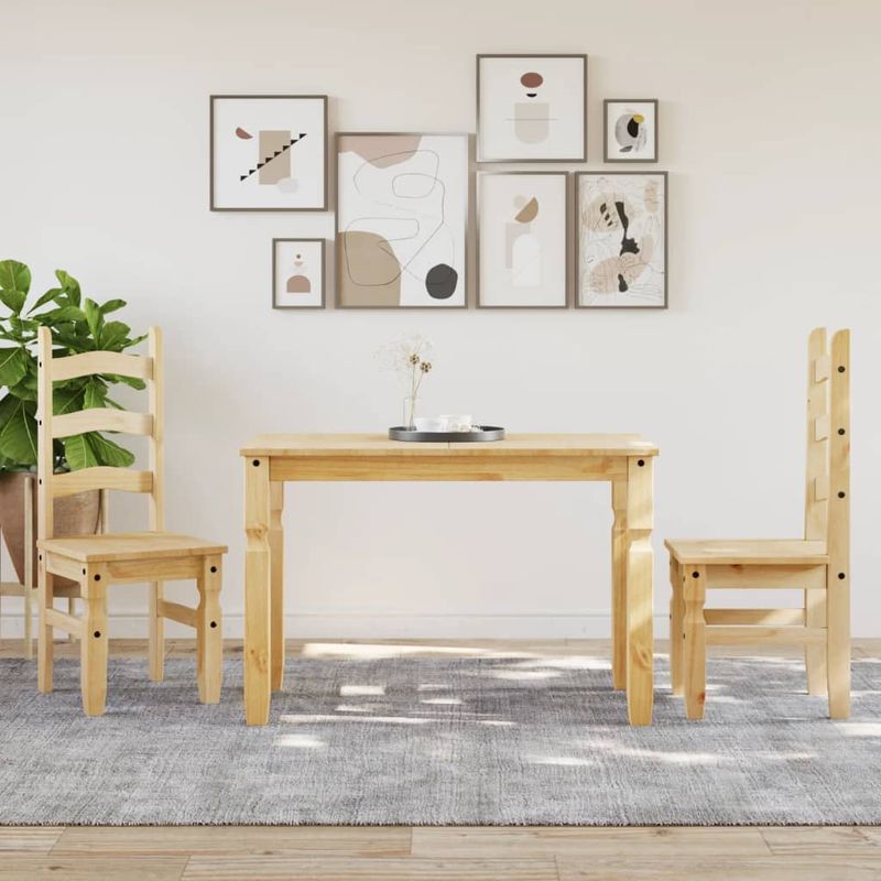 Casa si Gradina - Mobilier - Mese si birouri - Mese bucatarie si dining - Masa de sufragerie "Corona", 112x60x75 cm, lemn masiv de pin - Infinity.ro