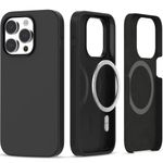 Laptop, Telefoane si Tablete - Telefoane mobile si accesorii - Accesorii Telefoane - Huse telefoane - Husa Tech-Protect Silicone MagSafe pentru Apple iPhone 14 Pro Negru - Infinity.ro
