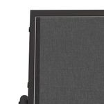 Casa si Gradina - Gradina si terasa - Balansoare si hamace - Balansoare - Leagan banca gradina, negru, 120,5x76x86,5cm, textilena si otel - Infinity.ro