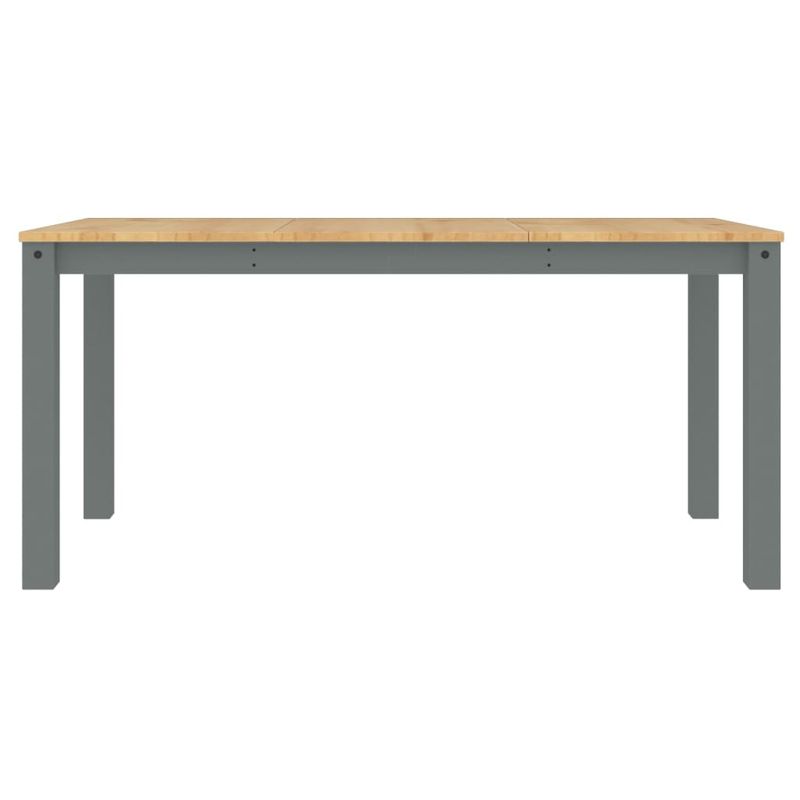 Casa si Gradina - Mobilier - Mese si birouri - Mese bucatarie si dining - Masa de sufragerie „Panama”, gri, 160x80x75 cm, lemn masiv pin - Infinity.ro