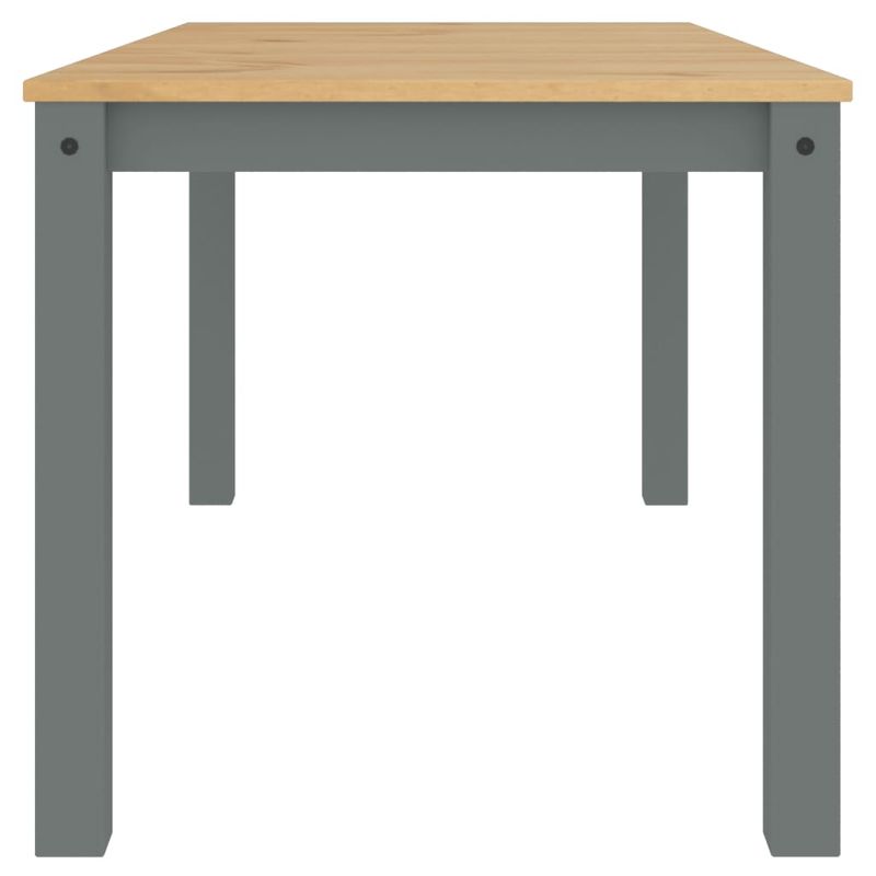 Casa si Gradina - Mobilier - Mese si birouri - Mese bucatarie si dining - Masa de sufragerie „Panama”, gri, 160x80x75 cm, lemn masiv pin - Infinity.ro