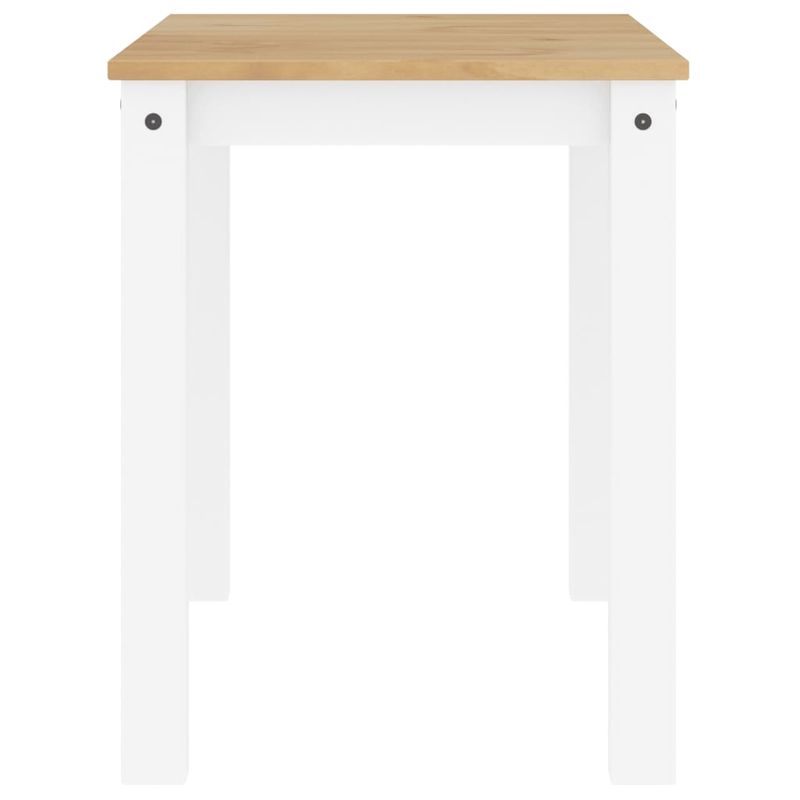 Casa si Gradina - Mobilier - Mese si birouri - Mese bucatarie si dining - Masa de sufragerie „Panama”, alb, 117x60x75 cm, lemn masiv pin - Infinity.ro
