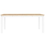 Casa si Gradina - Mobilier - Mese si birouri - Mese bucatarie si dining - Masa de sufragerie „Panama”, alb, 180x90x75 cm, lemn masiv pin - Infinity.ro