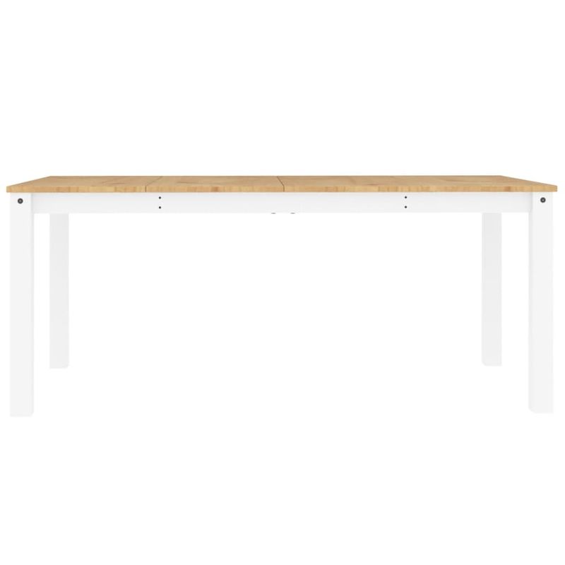 Casa si Gradina - Mobilier - Mese si birouri - Mese bucatarie si dining - Masa de sufragerie „Panama”, alb, 180x90x75 cm, lemn masiv pin - Infinity.ro